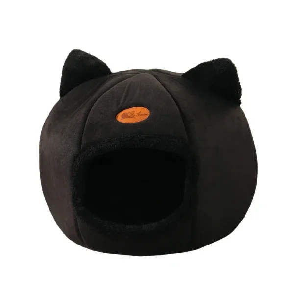 Winter Cozy Pet Cave Bed