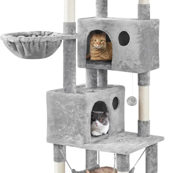 Multi-Level Cat Tree with Scratching Posts