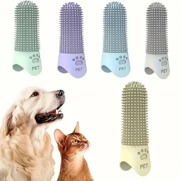 Finger Toothbrush for Dogs Cats
